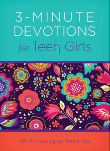 Barbour Publishing 3-Minute Devotions For Teen Girls