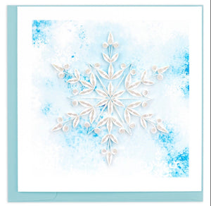 Quilling Card Snowflake