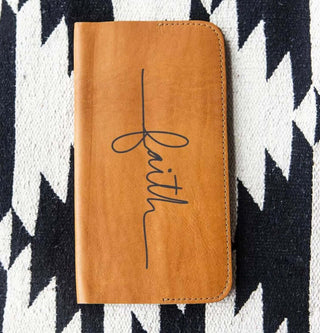 Kingfolk Faith Leather Notebook
