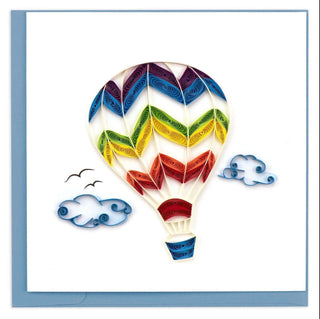 Hot Air Balloon Quilling Card