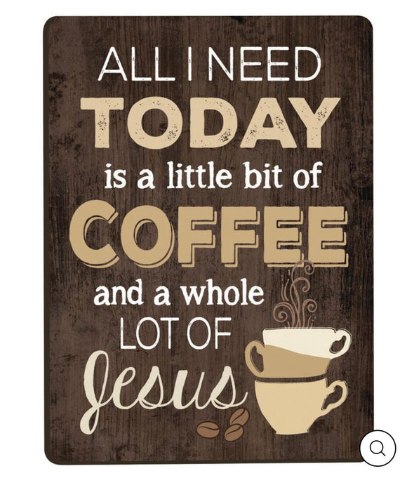 P. Graham Dunn Coffee And A Whole Lot Of Jesus Magnet