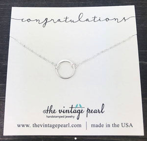 The Vintage Pearl Congratulations 18” Necklaces