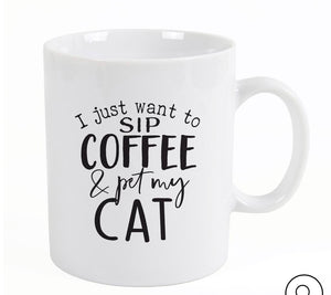 P. Graham Dunn Pet My Cat Mug