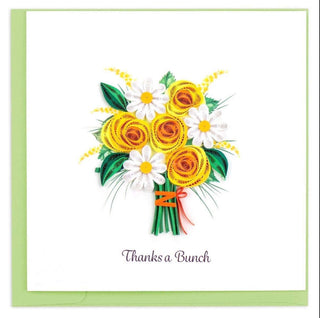 Quilling Card Thanks A Bunch