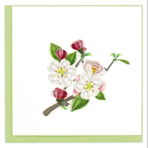 Quilling Card Apple Blossom