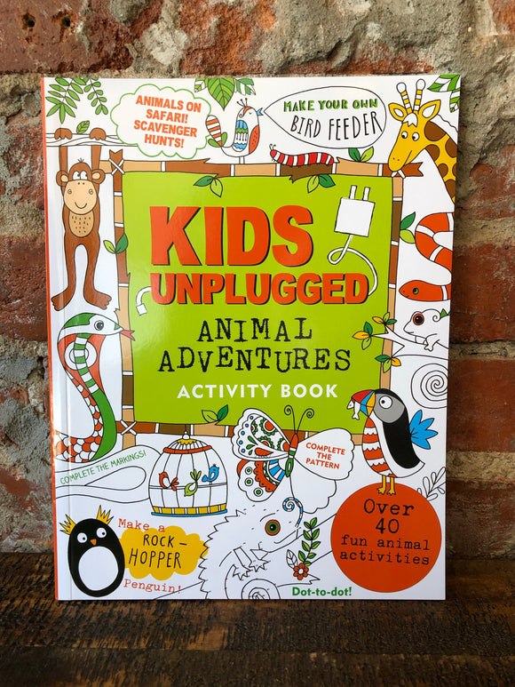 Peter Pauper Press Kids Unplugged- Animal Adventures Activity Book