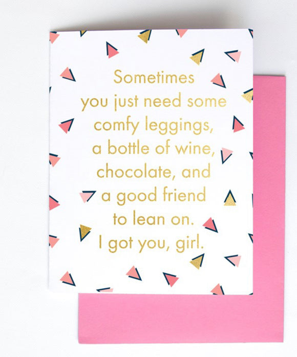 Mary Square Comfy Leggings Card