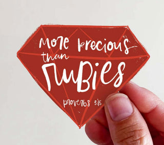 Kingfolk More Precious Than Rubies Decal