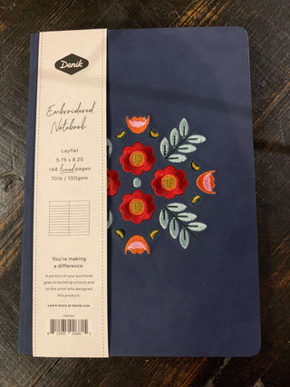 Denik Samantha and Evelynn Embroidered Notebook