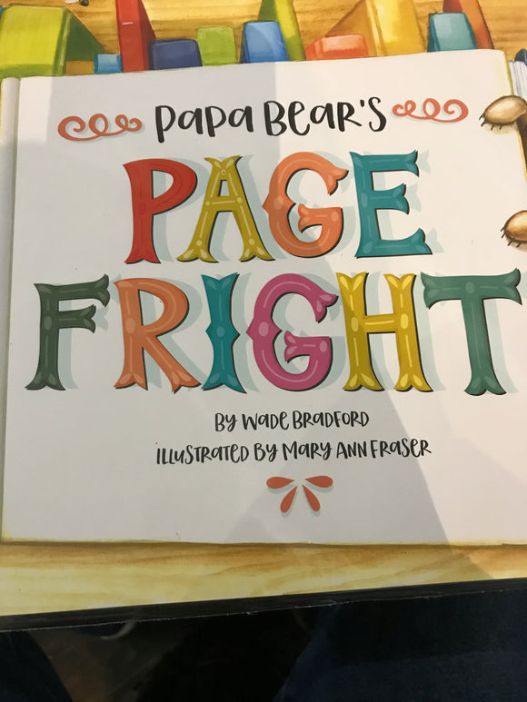 Peter Pauper Press Papa Bear Page Fright Book