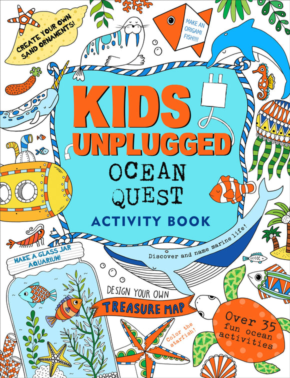 Peter Pauper Press Kids Unplugged- Ocean Quest Activity Book